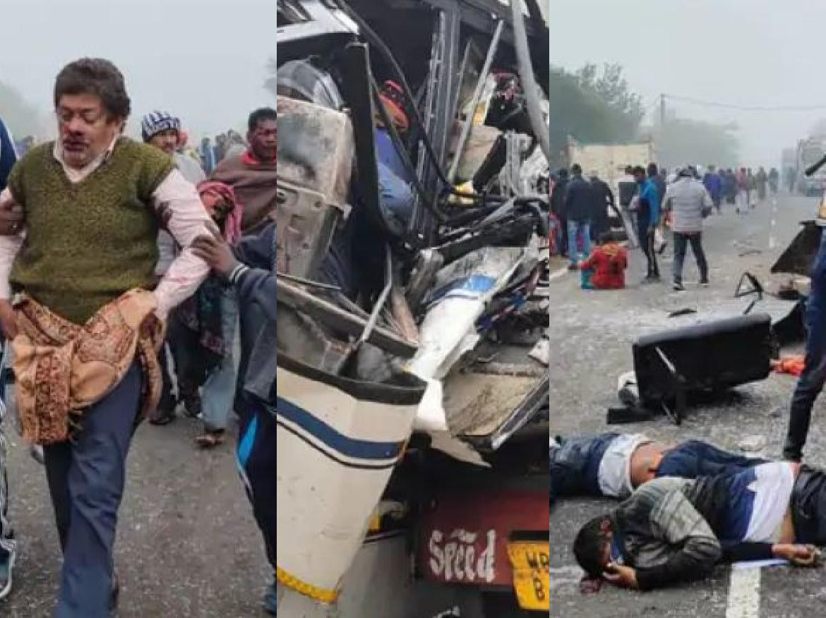 Jharkhand Road Accident: LPG सिलेंडर से लदे ट्रक ने बस को मारी टक्कर, दोनों गाड़ी के उड़े परख्च्चे…10 की मौत …