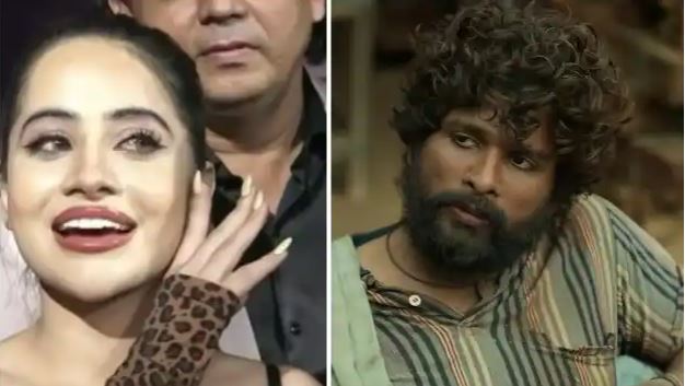 फिल्म पुष्पा के गाने श्रीवल्ली पर उर्फी जावेद ने उड़ाया मजाक