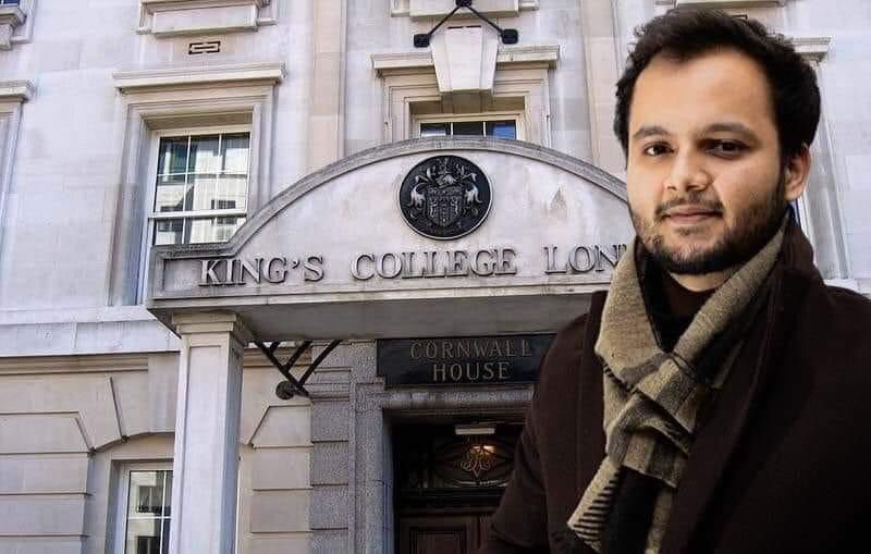 मोहम्मद यासिर ख़ान होंगे लंदन के किंग्स कॉलेज के छात्र संघ अध्यक्ष, 149 साल के इतिहास में पहले भारतीय!