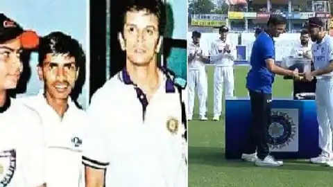 IND Vs SRI: विराट कोहली अपना 100वां टेस्ट मैच खेलने मैदान पर उतरे, कोच राहुल द्रविड़ ने सौंपी खास कैप