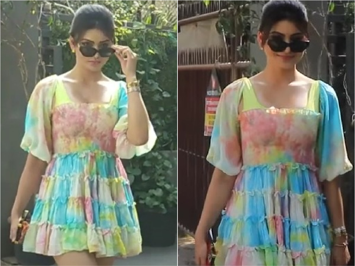 Urvashi Rautela ने जुहू में हुई स्पॉट, शॉर्ट ड्रेस में टोन्ड फिजिक फ्लॉन्ट करती नजर आईं… देखें VIDEO
