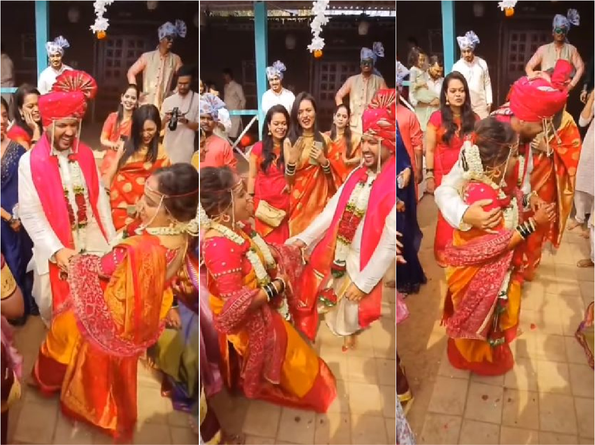 Bride Groom Dance Video: दुल्हन पर चढ़ा पुष्पा राज का बुखार, किया ऐसा डांस कि दूल्हे को उठाना पड़ा ऐसा कदम