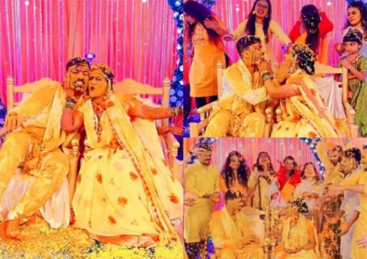Sayli Kamble Fiance Dhaval Wedding: रणबीर आलिया के बाद ये सिंगर करने जा रही शादी, हल्दी सेरेमनी की तस्वीरें आई सामने