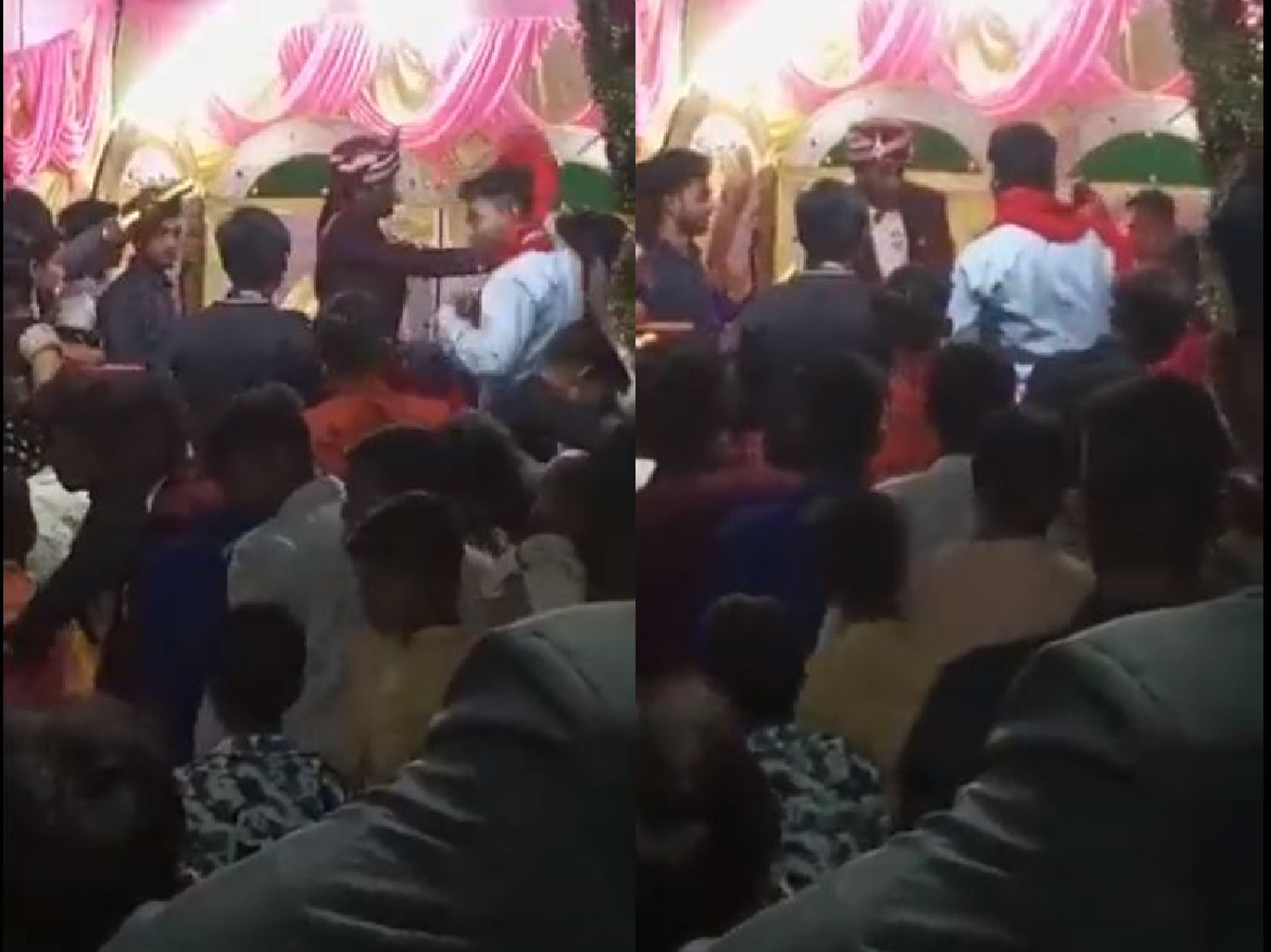 Groom Bride Video: जयमाला के समय दुल्हन ने दूल्हे पर कर दी थप्पड़ों की बौछार, और फिर …