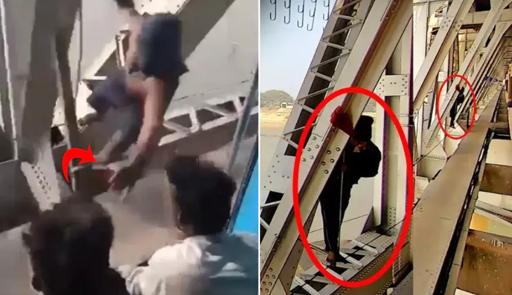 सावधान !! रेलवे ब्रिज में छिपे लुटेरों का Video आया सामने, ऐसे देते हैं काम को अंजाम