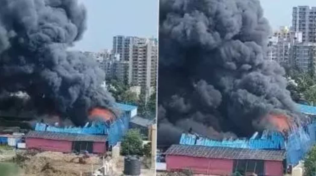 Mumbai: ओपन एयर फिल्म सेट पर लगी भयानक आग, 1 की मौत