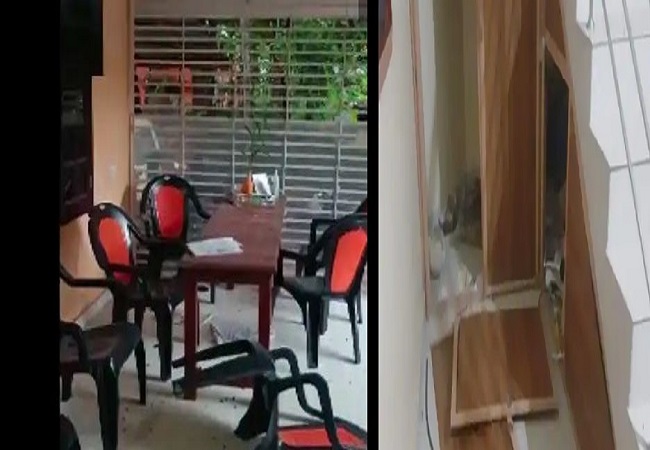 Kerala : RSS दफ्तर में फेंका गया बम, टूटे खिड़की के शीशे, जांच में जुटी पुलिस