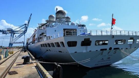 Sri Lankan port Chinese ship : श्रीलंका के Hambantota port पहुंचा चीन का जहाज युआन वांग 5, बैलिस्टिक मिसाइल को ट्रैक कर सकता है