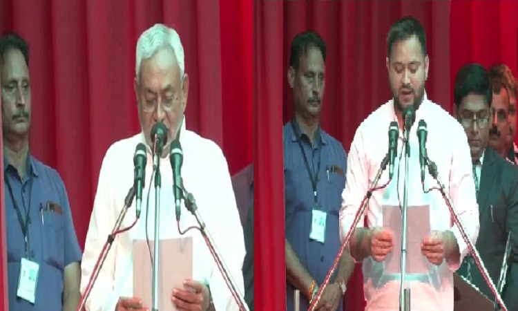 Bihar Politics: नीतीश कुमार आठवीं बार ली मुख्यमंत्री पद की शपथ, तेजस्वी यादव बने डिप्टी सीएम