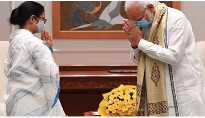 PM Modi के आवास पर पहुंची ममता बनर्जी, थोड़ी देर में होगी मुलाकात