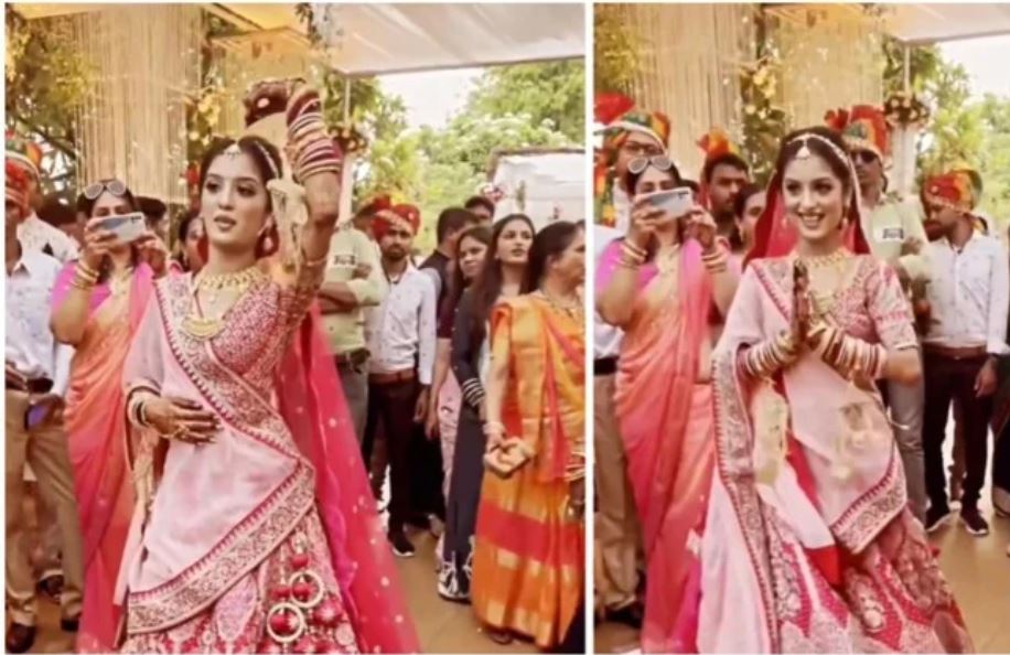 Bride Dance Video: बारात आने की खुशी में दुल्हन ने किया ऐसा काम, देखने वाले रह गए दंग