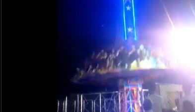 Punjab: ‘मौत को छूते’ हुए 50 फीट की ऊंचाई से गिरा झूला, देखें वीडियो