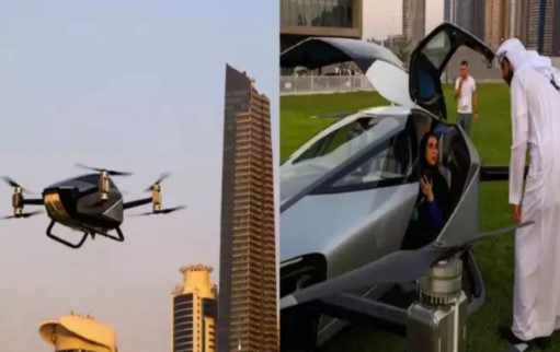 Flying Car:दुबई में ने बनाई पहली फ्लाइंग कार जो आसमान में उड़ान भी भरी