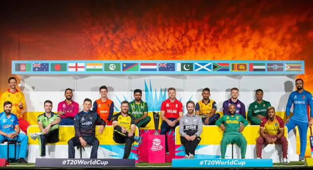 T20 World Cup : विश्व कप से पहले सभी कप्तान एक फ्रेम में आए नज़र, आज होगी ओपनिंग सेरेमनी
