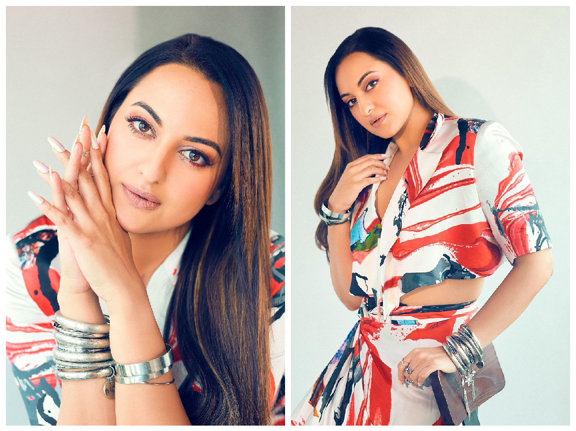 Cropped Blazer in Outfit में Sonakshi Sinha ने शेयर की बेहद कूल PIC, वायरल हुई तस्वीर