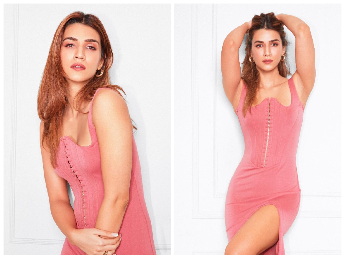  Hotness Alert: Pink Dress में Kriti Sanon ने शेयर किया बेहद हॉट Pic, फैन्स ने दिए गजब रिएक्शन
