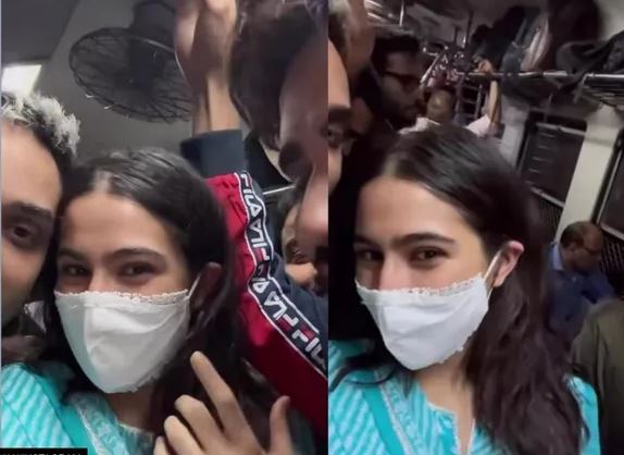 Sara Ali Khan Video: लोकल ट्रेन में सफर करती नजर आई सारा, कहा- बहुत ही ज्यादा ट्रैफिक