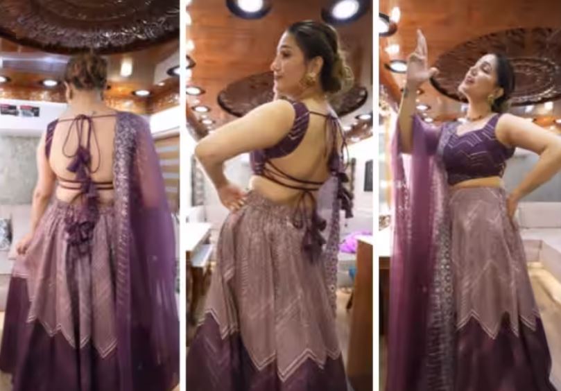 Sapna Choudhary Dance Video: बैकलेस चोली में सपना चौधरी ने मचाया कहर, देखें वीडियो