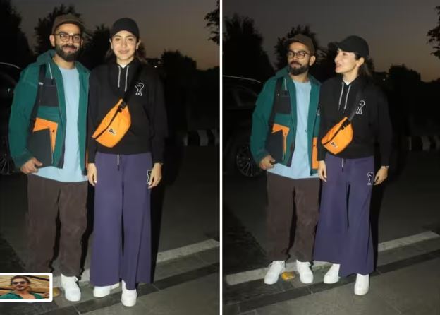 Virat-Anushka Spot Mumbai airport : मुंबई एयरपोर्ट पर स्पॉट हुए विरुष्का , ‘सिंपल- कम्फर्टेबल’ लुक देख फैंस हुए कायल