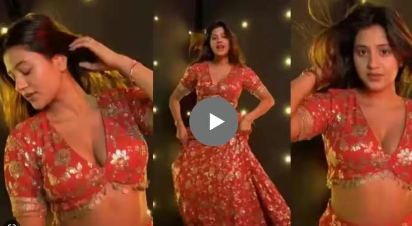 Anjali Arora Dance video: अंजलि अरोड़ा ने लाल लेहंगा में लगाए ठुमके, वायरल हुआ वीडियो