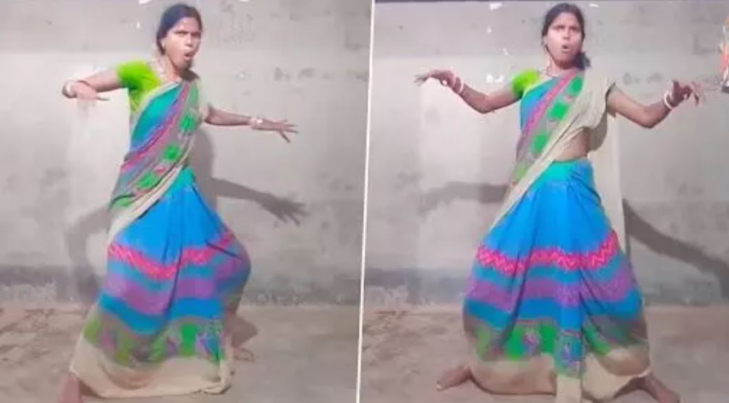 Weird Dance Video: साड़ी पहन महिला ने किया अतरंगी डांस, देख नहीं रोक पायेंगे हंसी
