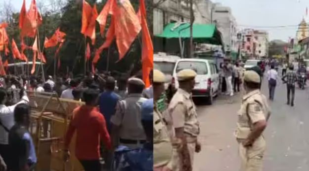 रामनवमी शोभायात्रा के दौरान गुजरात के वडोदरा में पथराव तो हवाड़ा में हुई आगजनी