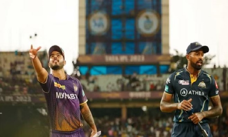 IPL 2023: बारिश ने डाला कोलकाता नाइट राइडर्स और गुजरात टाइटंस की भिडंत में खलल, हार्दिक पांड्या ने टॉस जीतकर चुनी है गेंदबाजी