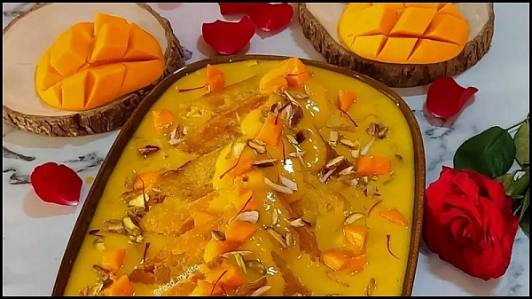 Make Recipe Mango Shahi Tukda in home