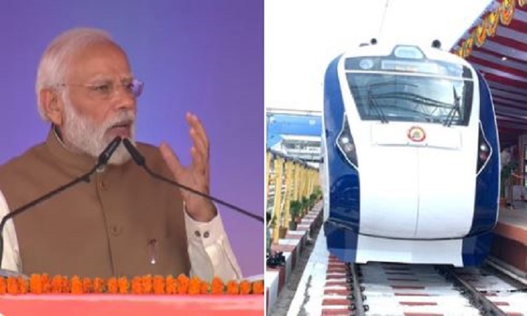 मध्य प्रदेश को पहली वंदे भारत एक्सप्रेस ट्रेन की सौगातः PM मोदी ने दिखाई हरी झंडी, कांग्रेस पर भी साधा निशाना