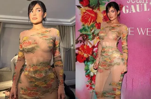 Kylie Jenner hot pic: काइली जेनर ने ट्रांसपेरेंट ड्रेस में बरपाया कहर, तस्वीरें हुई वायरल