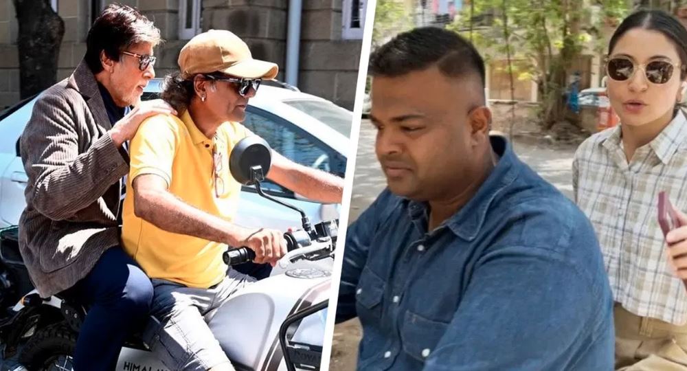 अमिताभ बच्चन और अनुष्का शर्मा को बिना हेलमेट बाइक का सफर पड़ा महंगा,मुंबई ट्रैफिक पुलिस काटा चालान