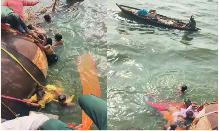 Ballia Boat Accident : 40 लोगों से भरी नाव नदी में पलटी, कई की मौत व दो दर्जन से ज्यादा लोग लापता, रेस्क्यू जारी