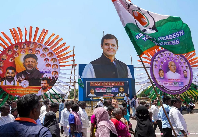 Karnataka Election Results 2023 : कर्नाटक में कांग्रेस बनी किंग, तो किया ट्वीट- जय बजरंगबली, तोड़ दी भ्रष्टाचार की नली