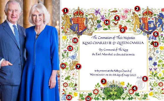 King Charles coronation Invitation: किंग चार्ल्स के राज्याभिषेक समारोह के निमंत्रण कार्ड पर कई प्रतीकों का उल्लेख