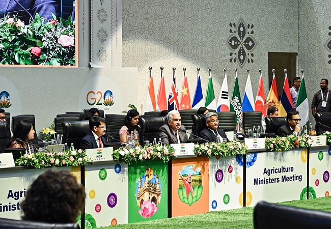 G20 Agriculture Ministerial Meeting : कैलाश चौधरी, बोले- उभरती आधुनिक प्रौद्योगिकियां किसानों की अत्यधिक मदद करेंगी
