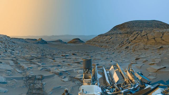 Nasa Mars Panoramic Photo : नासा ने शेयर की मंगल ग्रह की सुबह और दोपहर की शानदार तस्वीर