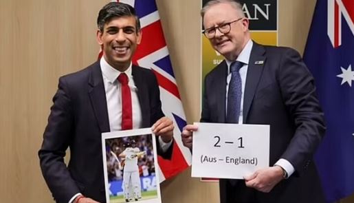 Ashes 2023: एशेज को लेकर इंग्लैंड और ऑस्ट्रेलिया के बीच तकरार, दोनों  पीएम फिर आमने-सामने