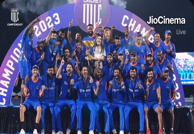 MLC Final 2023 : Mumbai Indians ने जीता मेजर लीग क्रिकेट का खिताब, कप्तान पूरन के तूफान में उड़ी सिएटल ऑर्कास