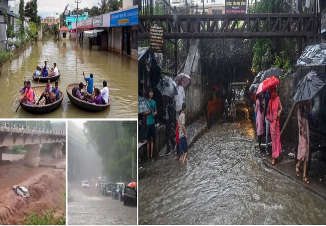 Monsoon Rain : बारिश ने मचाई हर तरफ तबाही, कहीं पर भूस्खलन तो कहीं बाढ़, कई राज्यों के लिए अलर्ट जारी