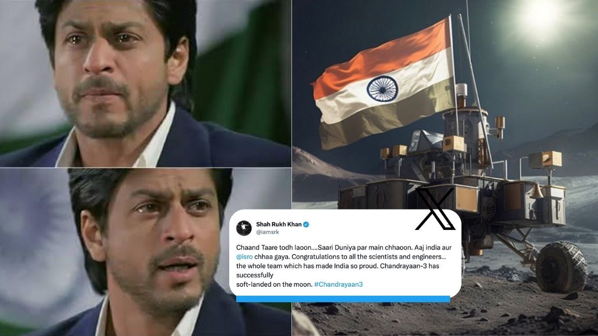Shahrukh Khan ने जताई चंद्रयान-3 की सफलता की खुशी, शेयर किया स्पेशल पोस्ट