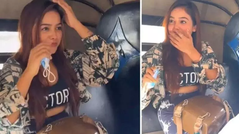Manisha Rani ऑटो रिक्शा में सफर करती आई नजर, वायरल हुआ वीडियो
