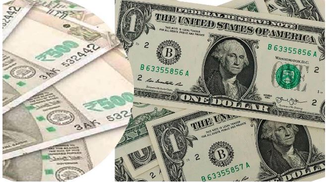 Dollar vs Rupee : अमेरिकी डॉलर के मुकाबले भारतीय मुद्रा रुपया 19 पैसे गिरकर 82.85 पर आई
