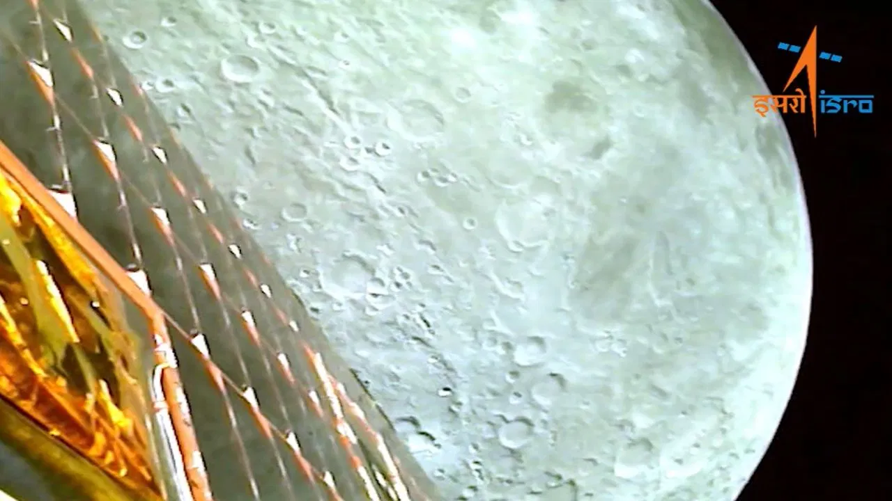 चंद्रयान-3 स्पेसक्राफ्ट ने भेजी चांद की पहली तस्वीर, ISRO ने ट्विटर पर शेयर किया वीडियो