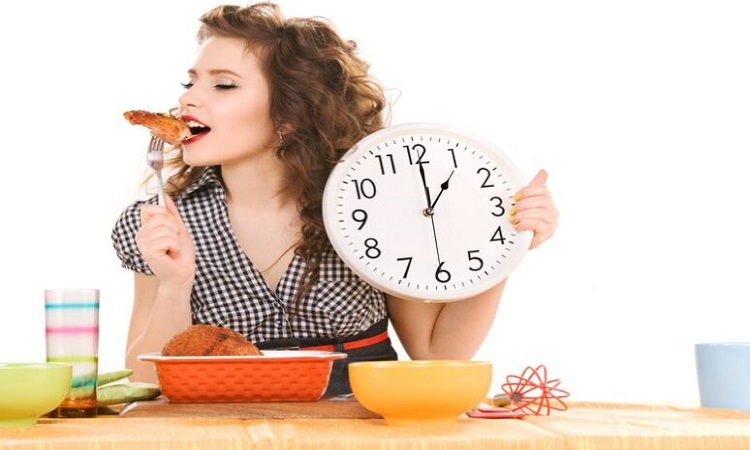 habit of eating in a hurry