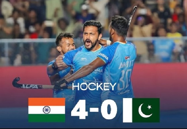 IND vs PAK Hockey Match : भारत ने पाकिस्तान को 4-0 से बुरी तरह रौंदा, सेमीफाइनल का सपना टूटा, वापसी का टिकट कंफर्म