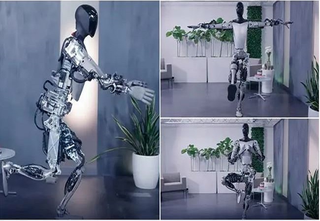 Video Viral : हे भगवान! टेस्ला के ह्यूमनॉइड रोबोट ने किया ‘सूर्य नमस्कार’ और योग, नमस्ते के साथ स्‍वागत