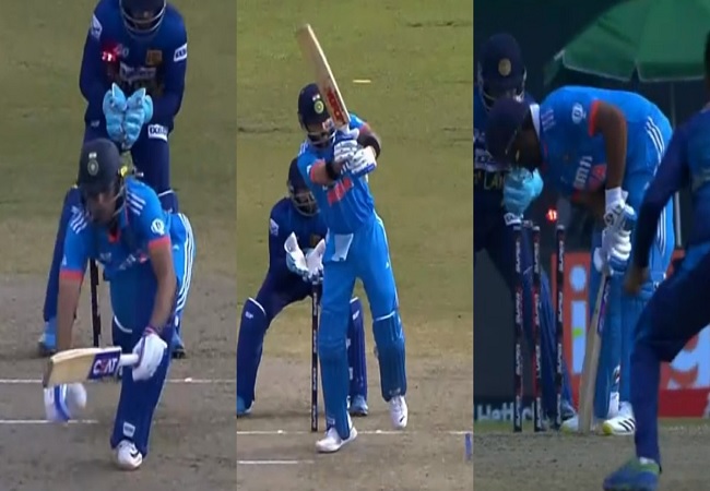 IND vs SL Match Live Update: भारत की लड़खड़ाई पारी, गिल-कोहली के बाद रोहित भी आउट