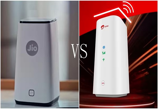 Jio AirFiber और Airtel AirFiber में कौन है ज्यादा बेहतर? कीमत-इंटरनेट स्पीड से लेकर प्लान तक डिटेल्स में समझें…
