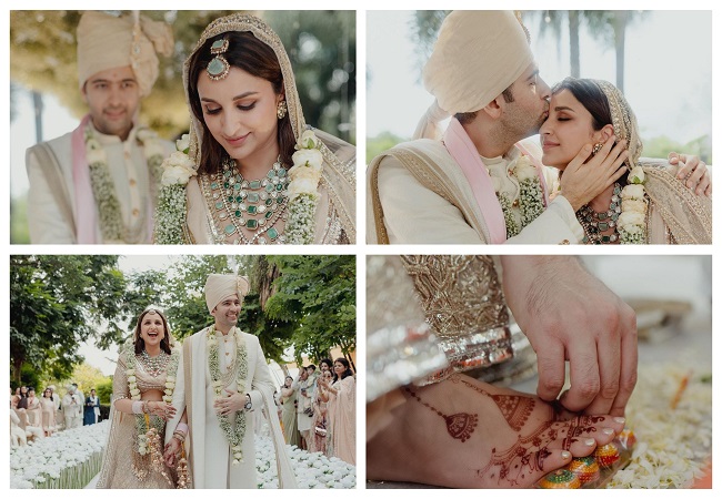Parineeti-Raghav’s Wedding Photo: सामने आयी परिणीति चोपड़ा और राघव चड्ढा की शादी की तस्वीरें, बेहद खूबसूरत लग रही जोड़ी
