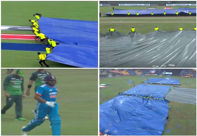Ind vs Pak Live Update: भारत बनाम पाकिस्तान में बारिश ने डाला खलल, पांचवें ओवर में रुका मैच, भारत का स्कोर 15/0